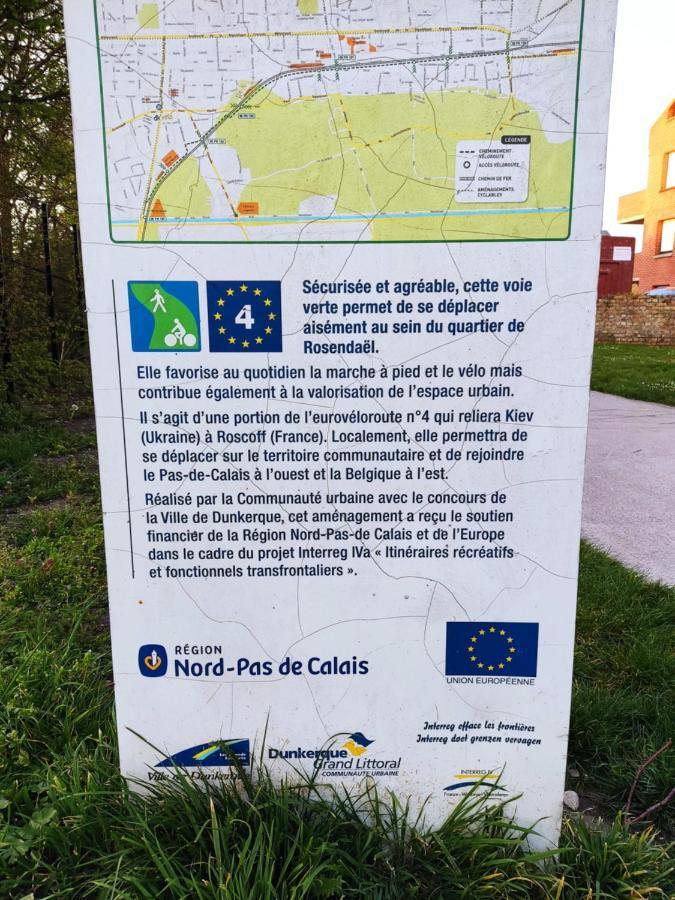 Apartamento Nid douillet au coeur de Rosendael,très bien situé Dunkirk Exterior foto